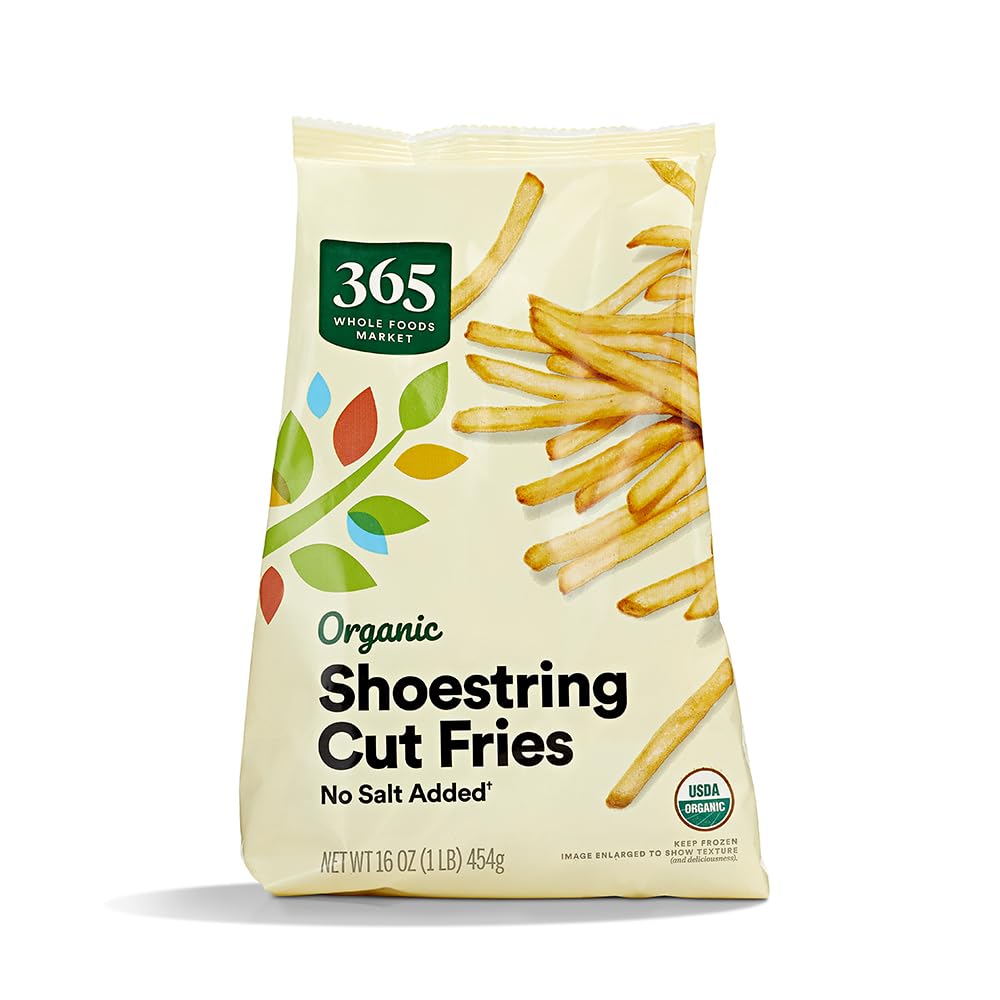 Organic Shoestring French Fries No Salt Added 16 Oz 1 Count 365 By Whole Foods Market