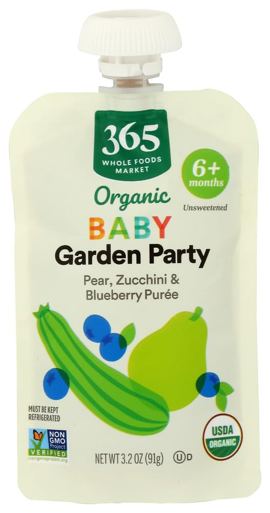 Organic Garden Party Medley Baby Food Pouch 3.2 Oz 365 By Whole Foods Market