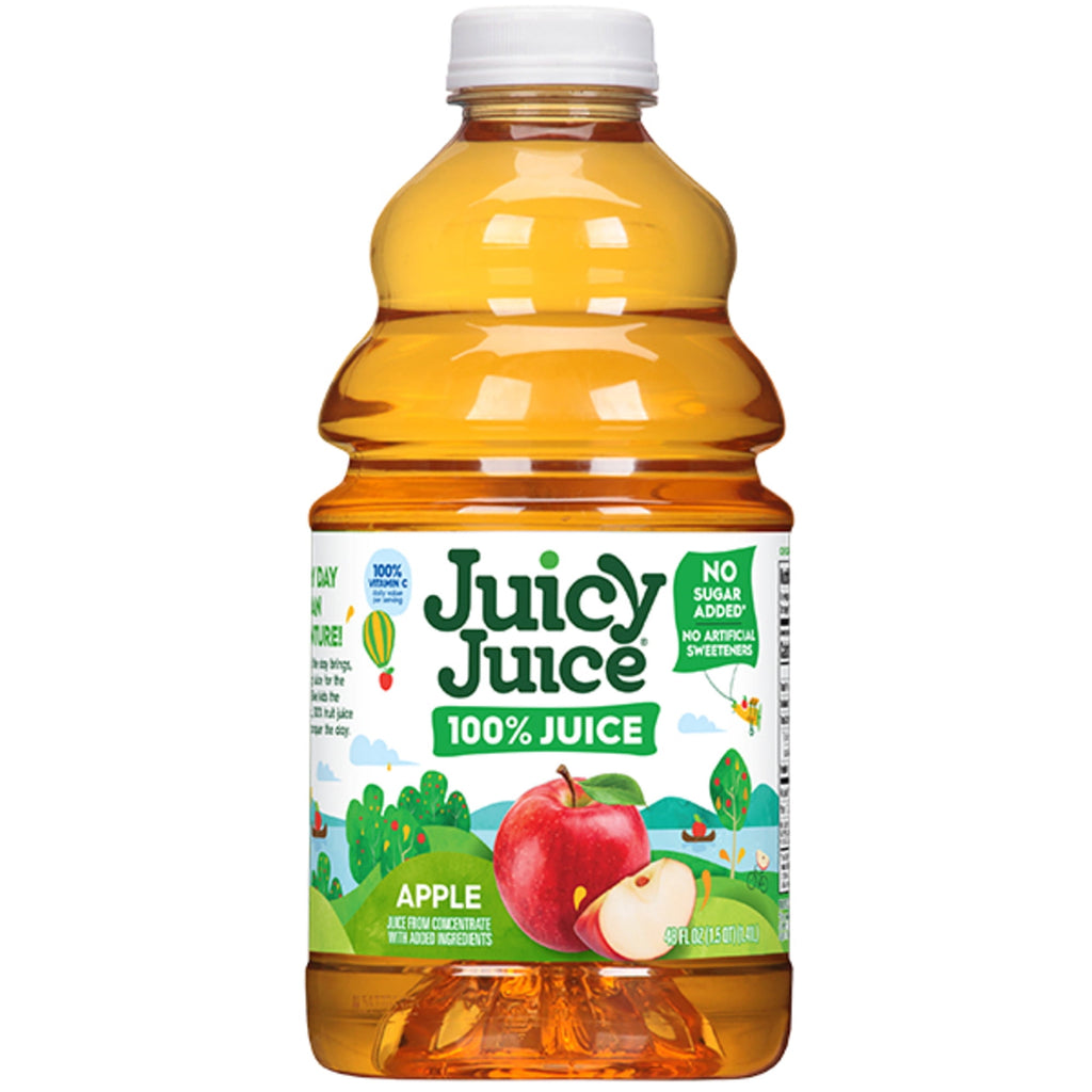 Juicy Juice 100% Apple Juice Pulp-Free 48 fl oz Bottle
