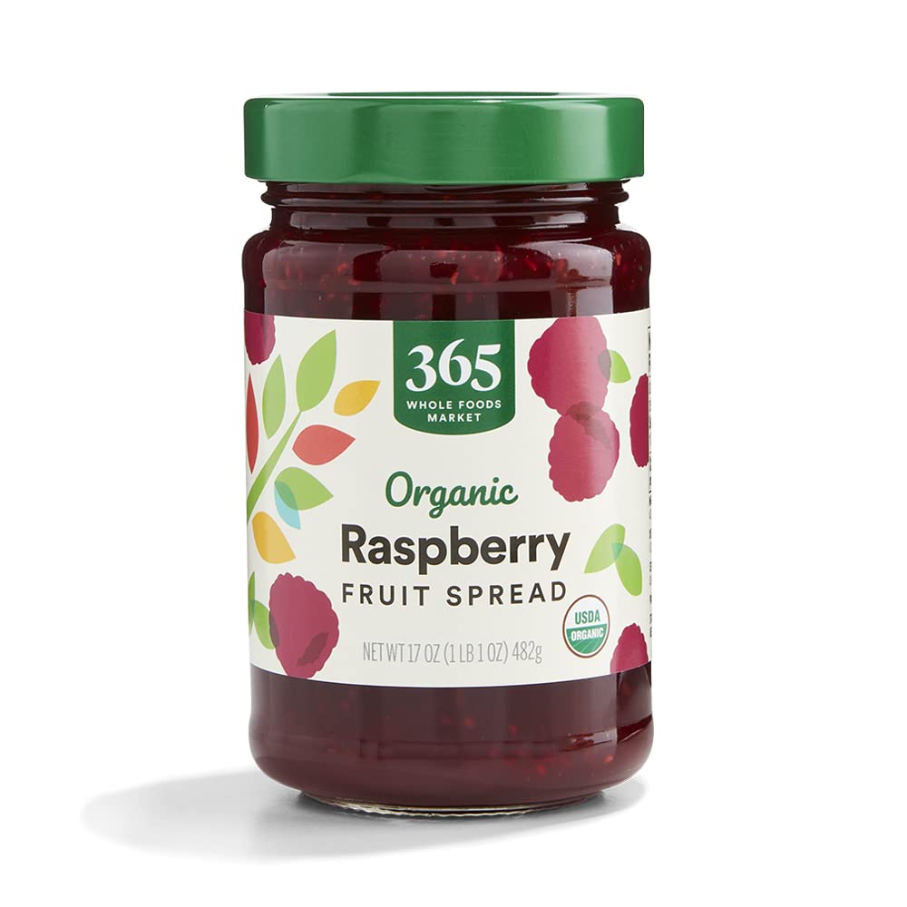 Organic Raspberry Fruit Spread 17 Oz 365 By Whole Foods Market