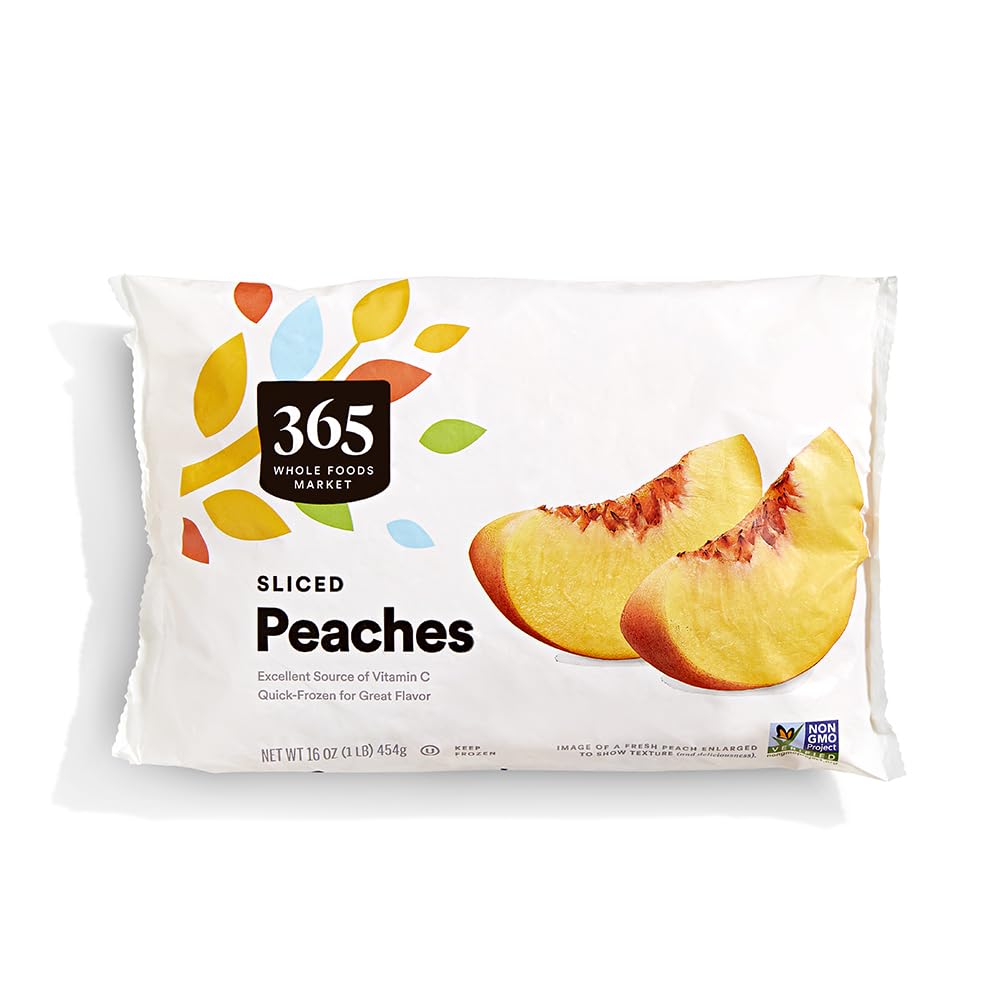 Sliced Peaches 16 Oz Frozen 365 By Whole Foods Market