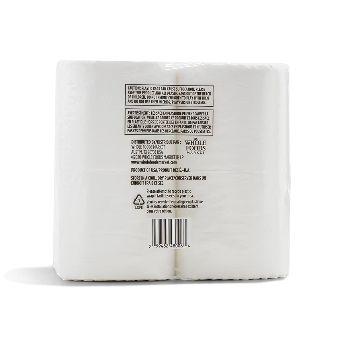 Sustainably Soft Bath Tissue Hypoallergenic 286 Sheets Per Roll 12 Count 365 By Whole Foods Market