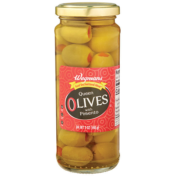 Wegmans Queen Olives with Pimento 7 Oz