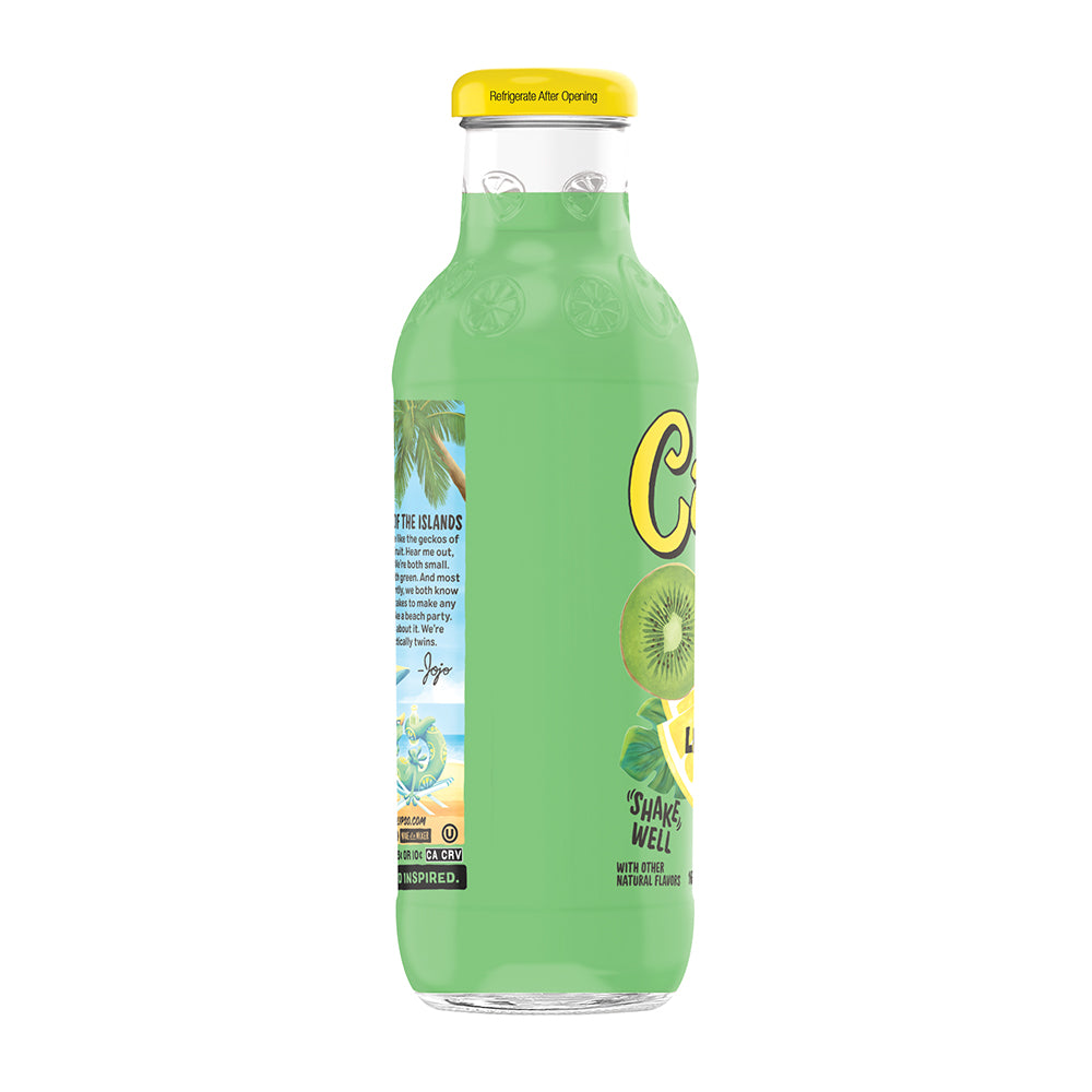 Calypso Kiwi Lemonade Juice Drink 16 fl oz Bottle