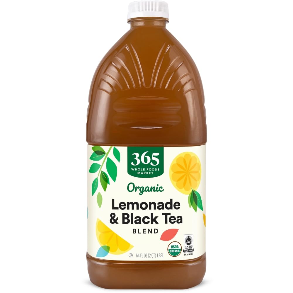 Organic Lemonade & Black Tea Blend 64 Fl Oz 1 Count 365 By Whole Foods Market