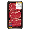 Ribeye Steak, Choice Angus Beef, 3 Per Tray, Family Pack, 2.26 - 4.0 lb