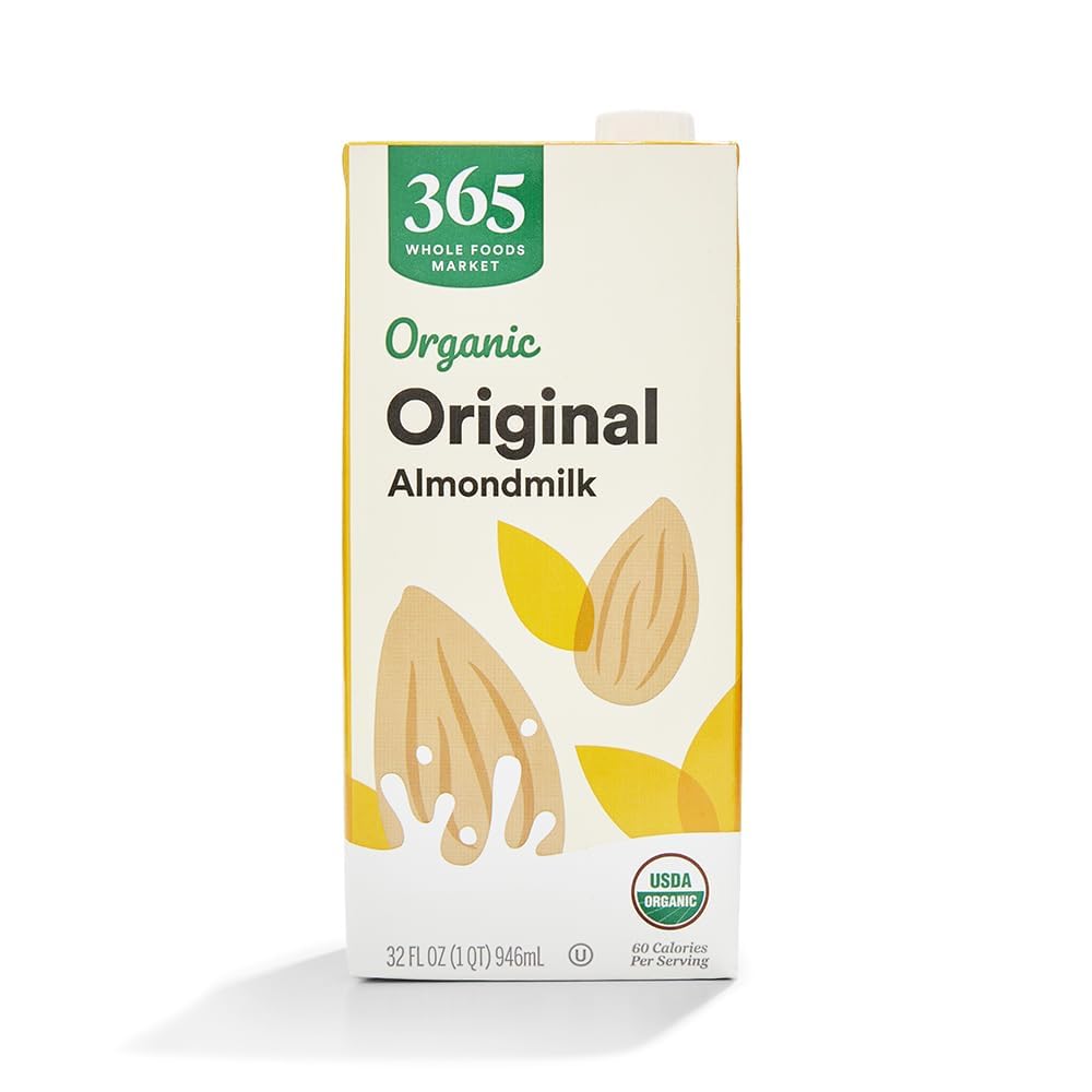 Organic Unsweetened Original Almond Milk 64 Fl Oz 365 By Whole Foods Market