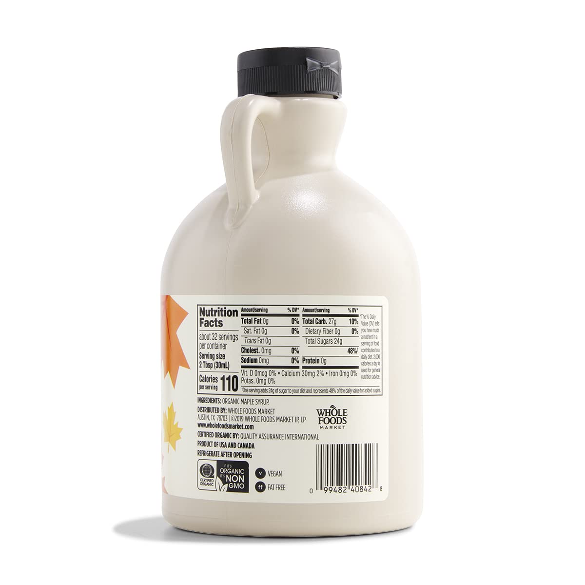 Organic Grade A Dark Maple Syrup 32 Fl Oz 1 Count 365 By Whole Foods Market