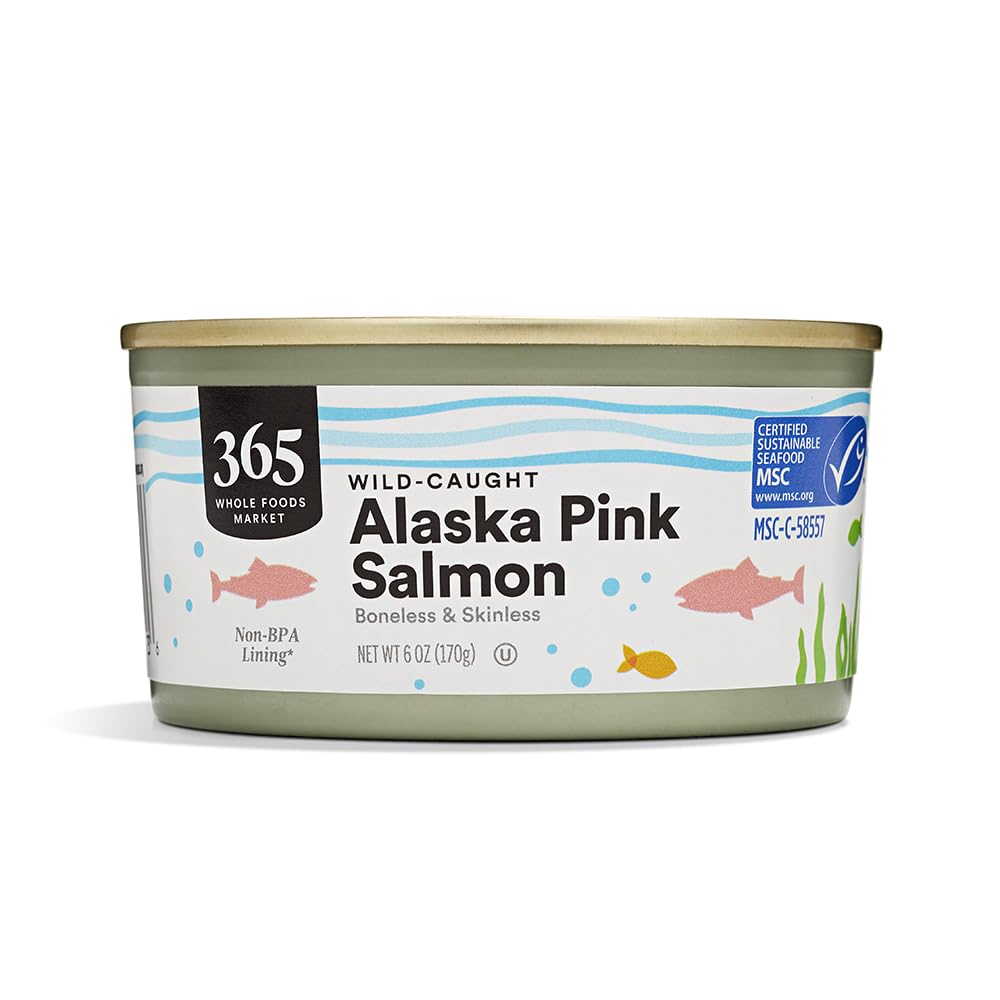 Wild Fancy Pink Salmon 6 Oz 365 By Whole Foods Market