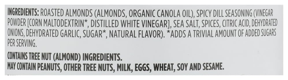 Dill Pickle Seasoned Almonds 10 Oz 365 By Whole Foods Market