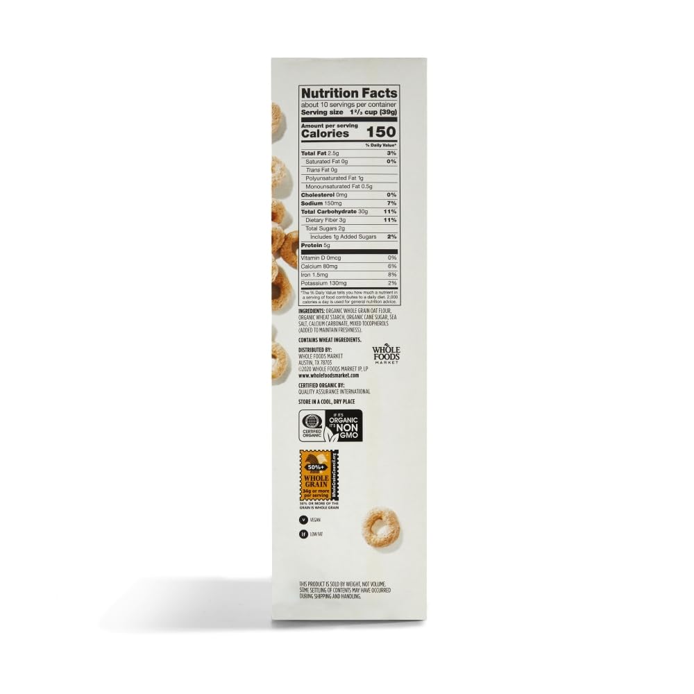 Organic Morning Os Cereal 14 Oz 365 By Whole Foods Market