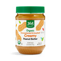 Organic Creamy Peanut Butter Unsweetened Unsalted 26 Oz 1 Count 365 By Whole Foods Market
