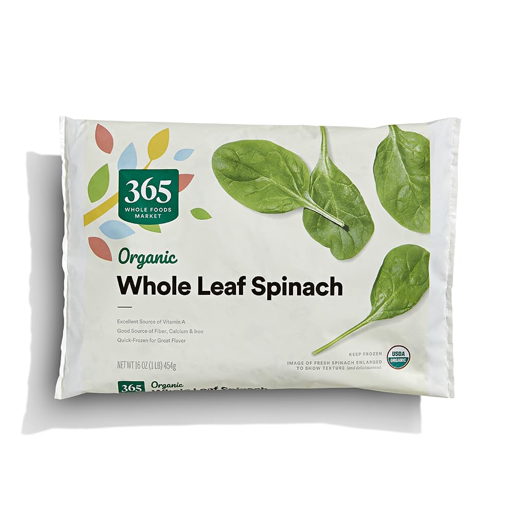 Organic Whole Leaf Spinach 16 Oz 365 By Whole Foods Market