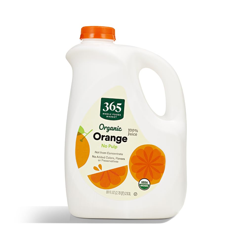 Organic Pulp Free Orange Juice 89 Fl Oz 1 Count 365 By Whole Foods Market
