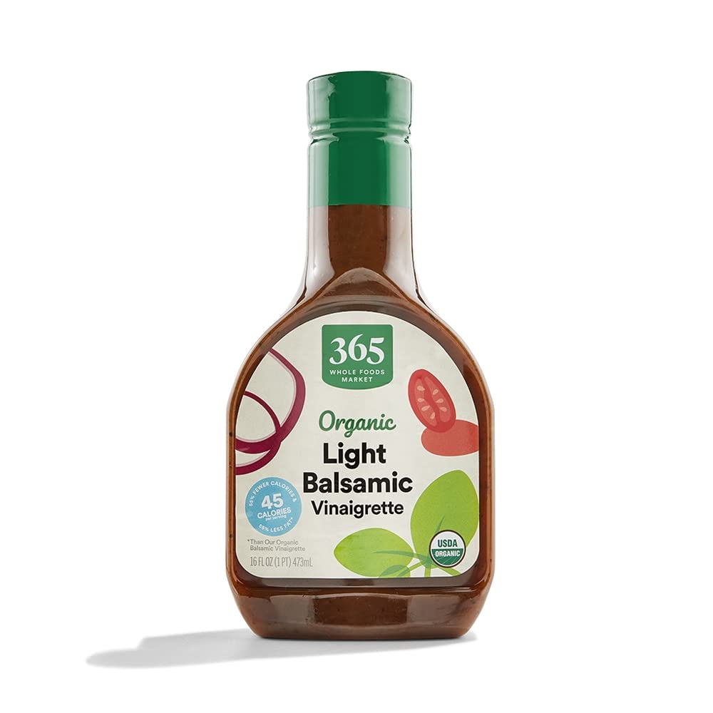 Organic Light Balsamic Vinaigrette 16 Fl Oz 365 By Whole Foods Market