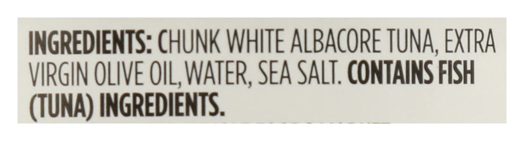 No Salt Albacore Tuna in Extra Virgin Olive Oil 5 Oz 365 By Whole Foods Market