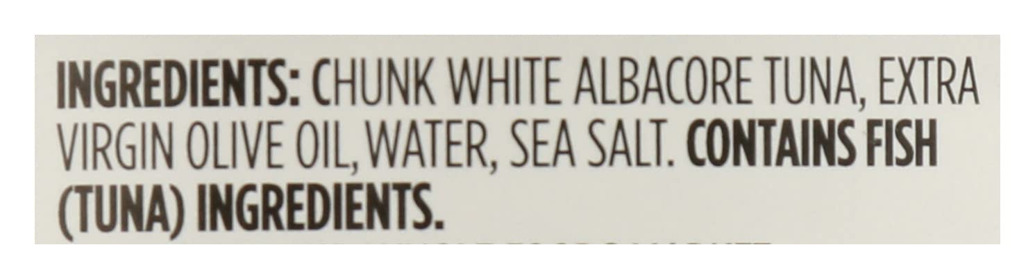 No Salt Albacore Tuna in Extra Virgin Olive Oil 5 Oz 365 By Whole Foods Market