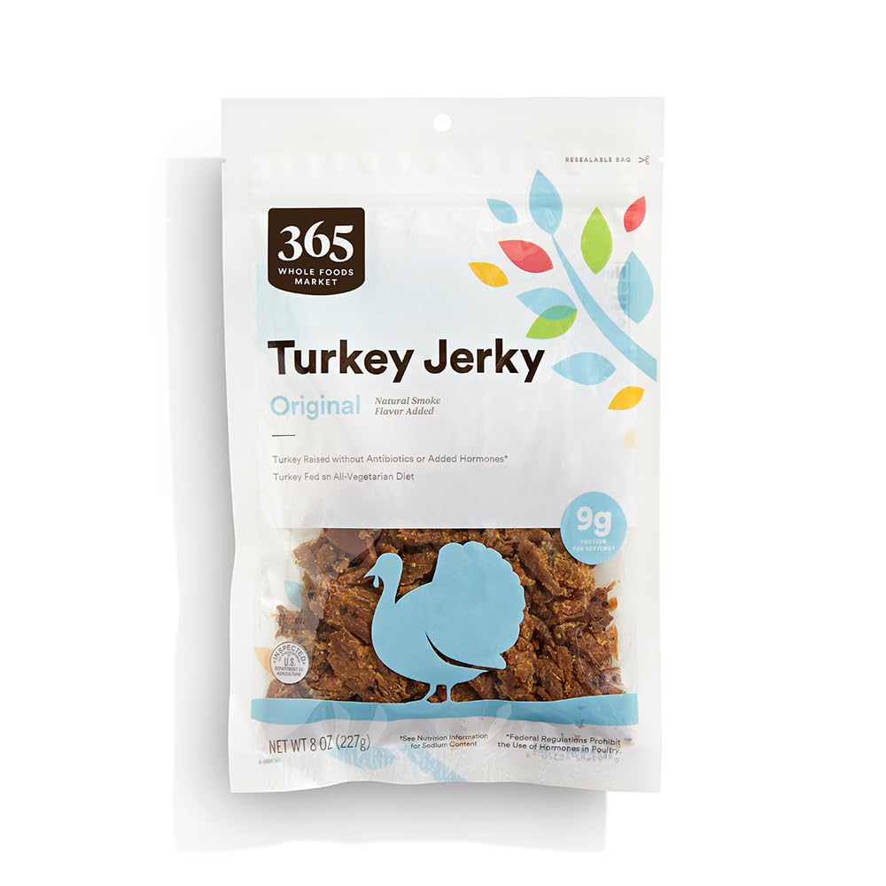 Original Turkey Jerky 8 Oz 365 By Whole Foods Market