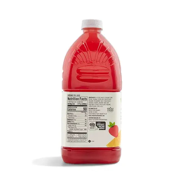 Organic Blueberry Lemonade Reduced Sugar Juice 64 Fl Oz 365 By Whole Foods Market