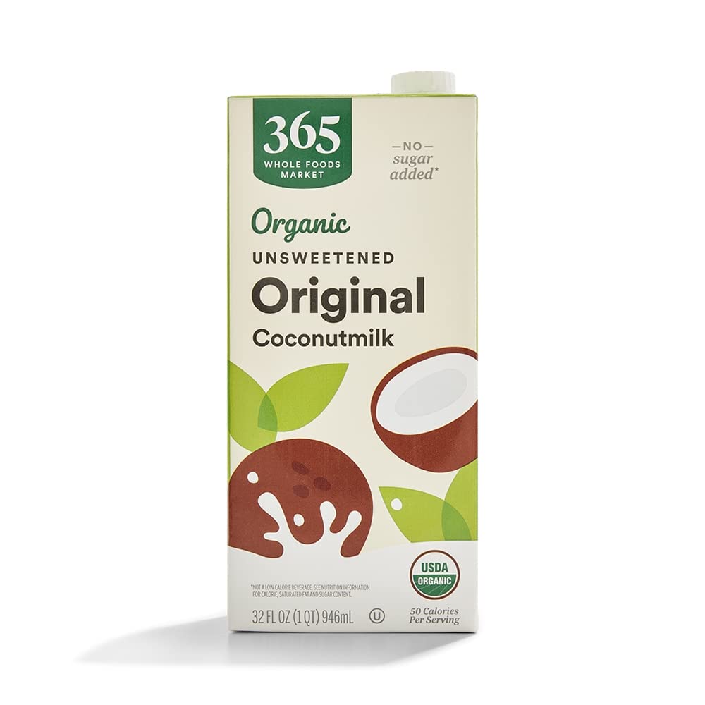 Organic Unsweet Original Coconut Milk 32 Fl Oz 365 By Whole Foods Market