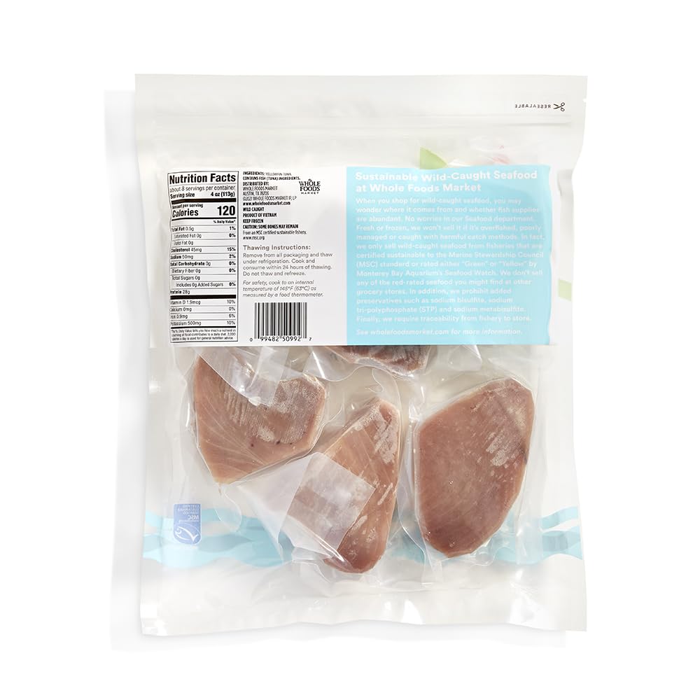 Yellowfin Tuna Value Pack 32 Oz 365 By Whole Foods Market