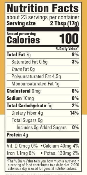 Organic Ground Flaxseed 14 Oz 365 By Whole Foods Market