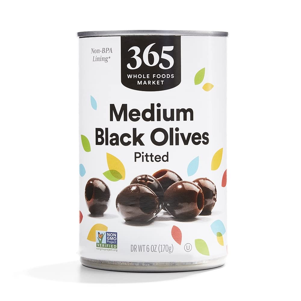 Ripe Medium Pitted Olives 6 Oz 365 By Whole Foods Market