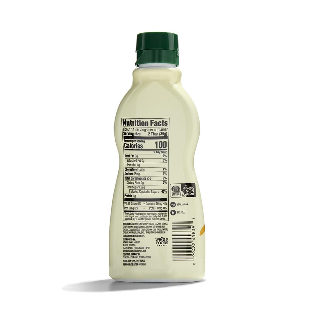 Organic Salted Caramel Sauce 15.8 Oz 365 By Whole Foods Market