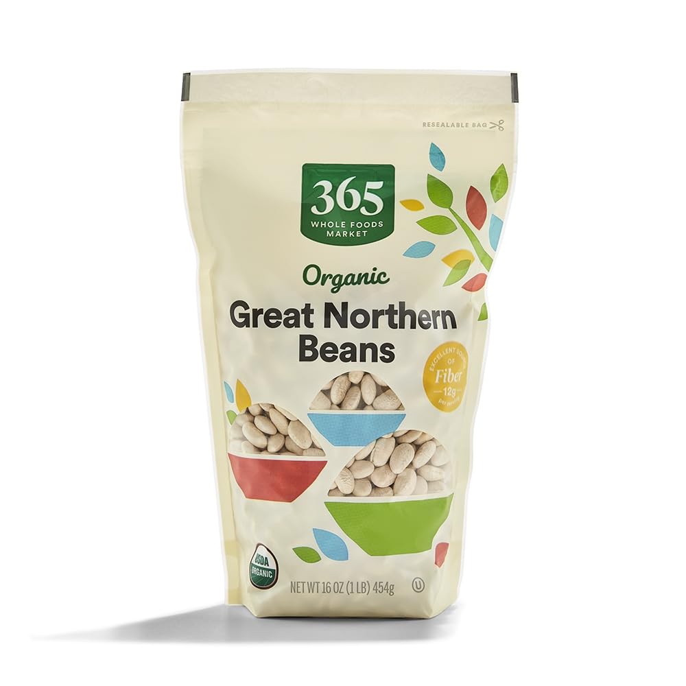 Organic Great Northern Beans 16 Oz 365 By Whole Foods Market