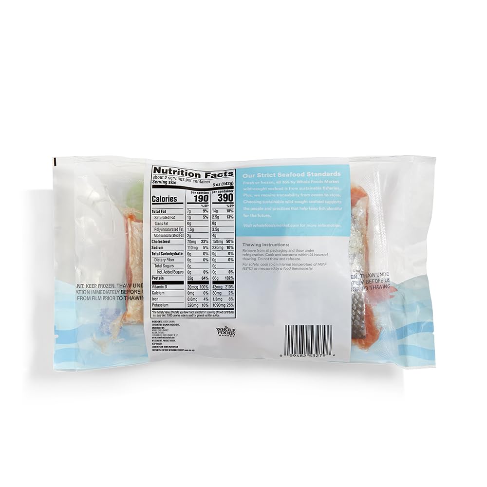 Cold Smoked Sockeye Salmon 10 Oz 365 By Whole Foods Market
