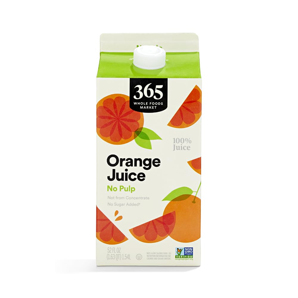 No Pulp Orange Juice 52 Fl Oz 365 By Whole Foods Market