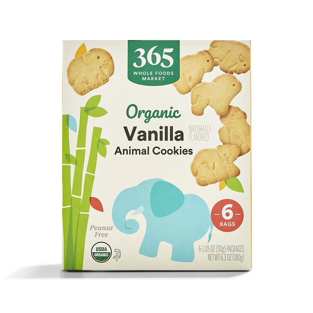 Organic Vanilla Animal Cookie 6.3 Oz 1 Count 365 By Whole Foods Market