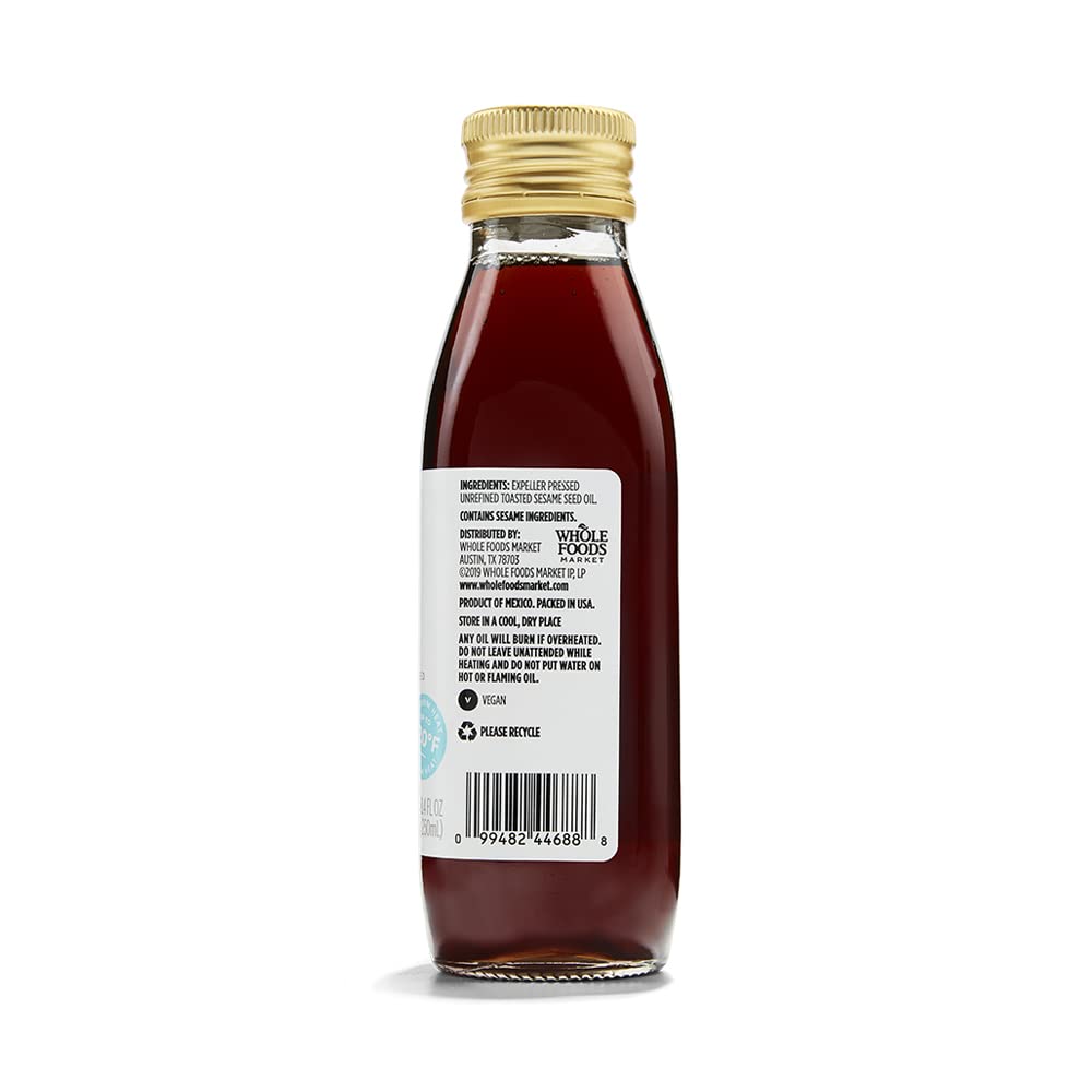 Toasted Sesame Seed Oil 8.4 Fl Oz 365 By Whole Foods Market