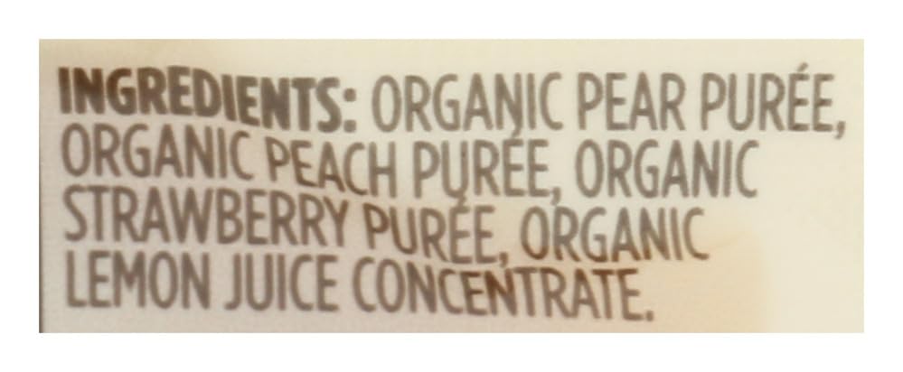 Organic Pear Peach Strawberry Baby Food 4 Oz 6 Ct 365 By Whole Foods Market