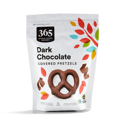 Dark Chocolate Covered Pretzels 5 Oz 1 Count 365 By Whole Foods Market