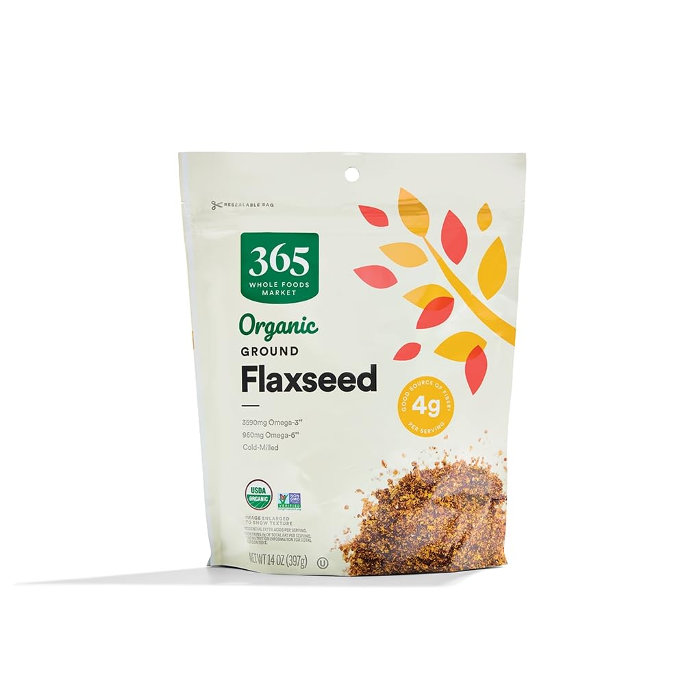 Organic Ground Flaxseed 14 Oz 365 By Whole Foods Market