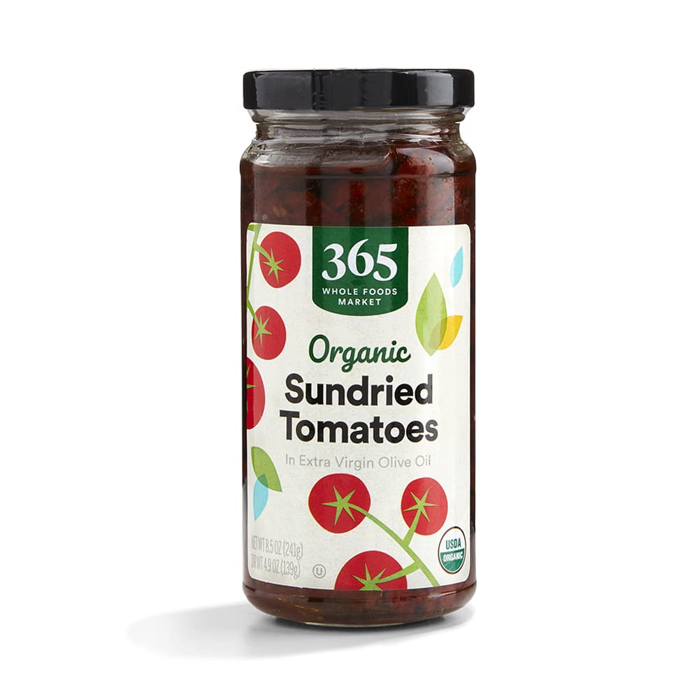Organic Sundried Tomatoes In Olive Oil 8.5 Oz 365 By Whole Foods Market