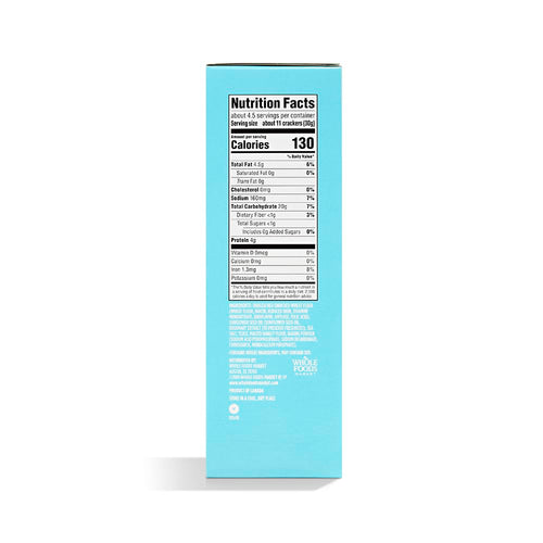 Cracker Pita Sea Salt 5 Oz 365 By Whole Foods Market