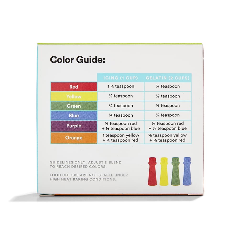 Plant-Based Food Coloring 0.3 Fl Oz Each 1.2 Fl Oz Total 365 By Whole Foods Market