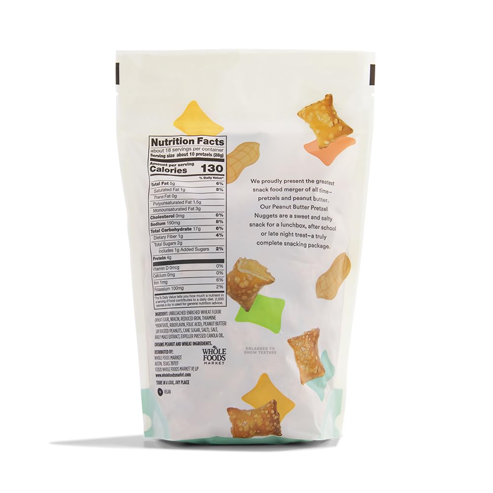 Peanut Butter Pretzel Nuggets 18 Oz 365 By Whole Foods Market
