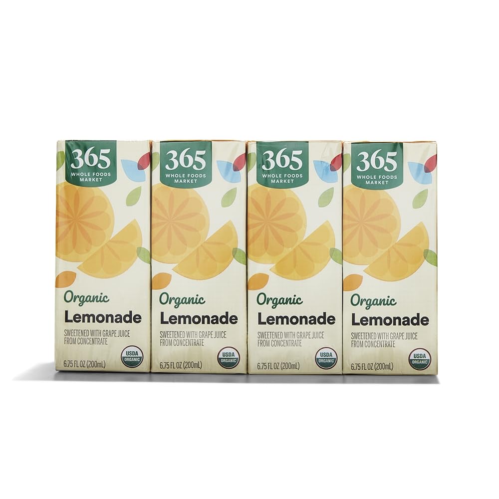Organic Leaping Lemonade 54 Fl Oz 8 Pack 365 By Whole Foods Market