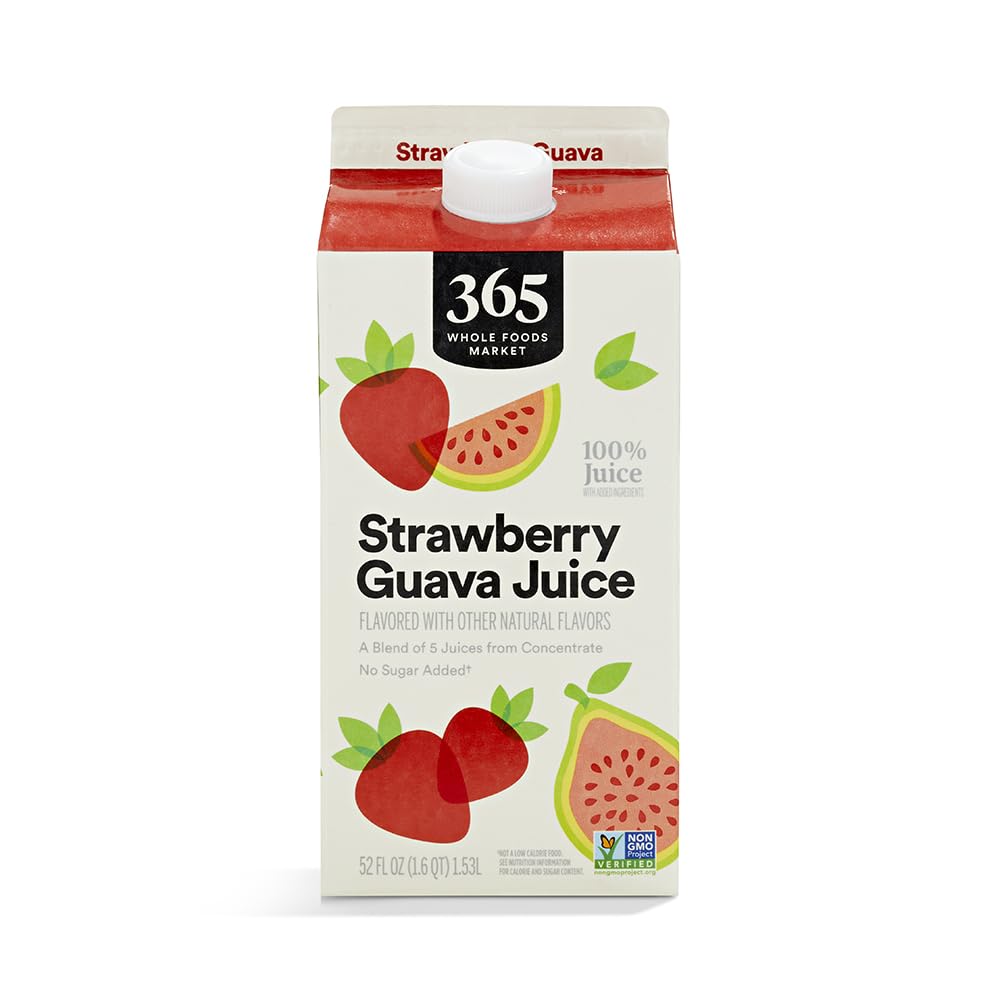 Strawberry Guava Juice 52 Fl Oz 365 By Whole Foods Market