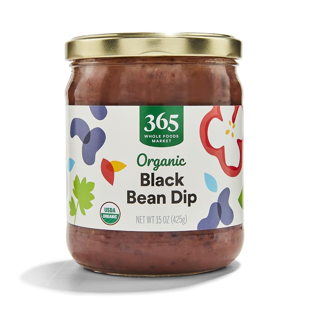 Organic Black Bean Dip 15 Oz 365 By Whole Foods Market