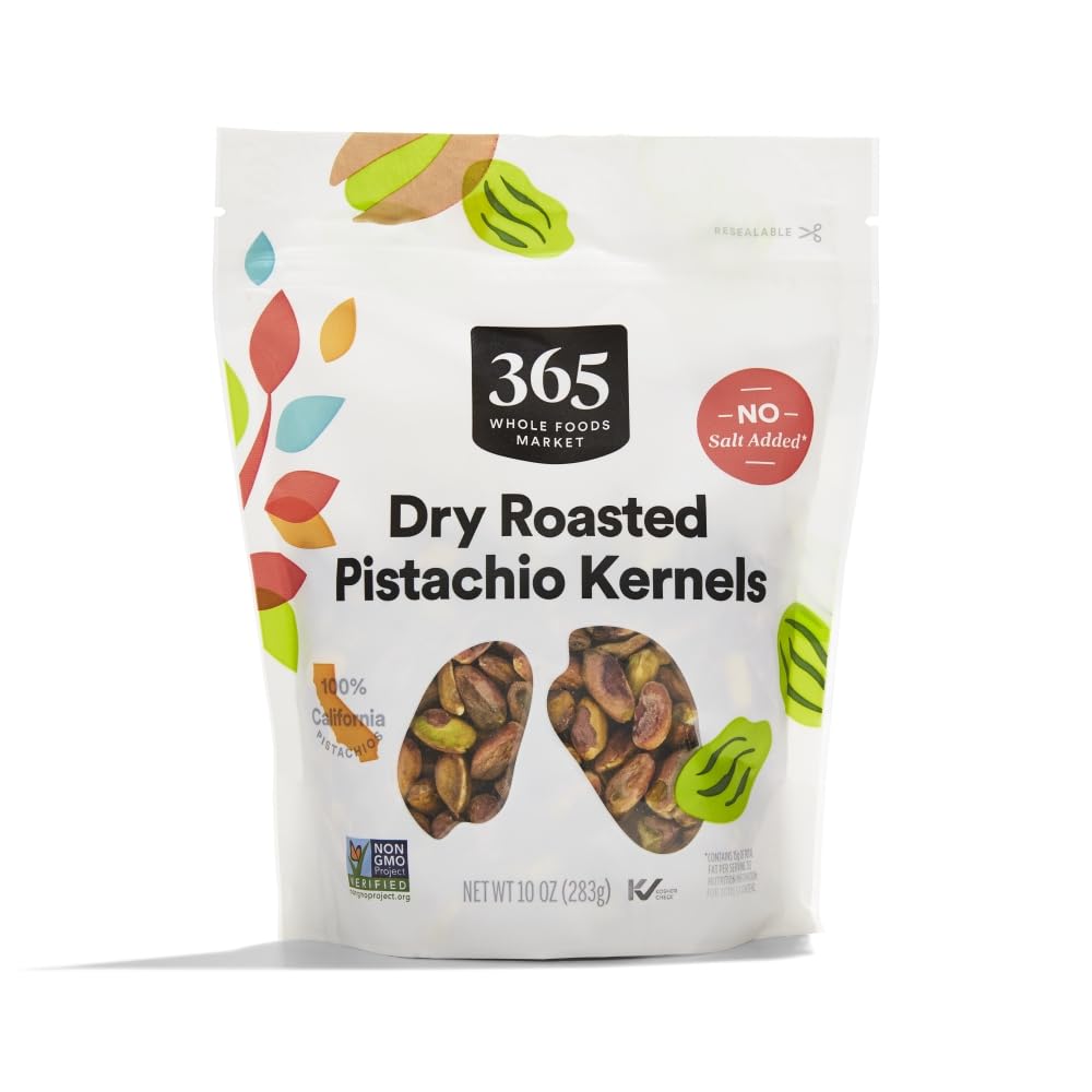Dry Roasted Pistachio Kernels 10 Oz 365 By Whole Foods Market