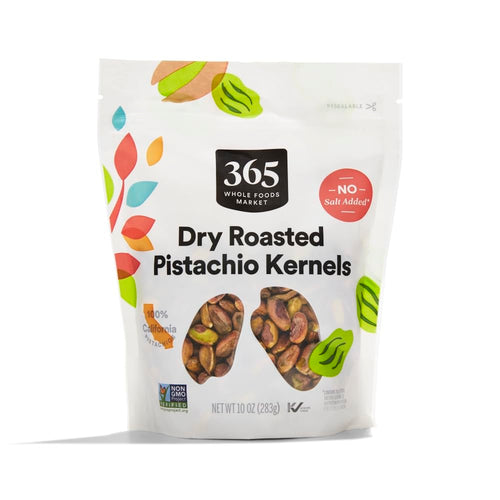 Dry Roasted Pistachio Kernels 10 Oz 365 By Whole Foods Market