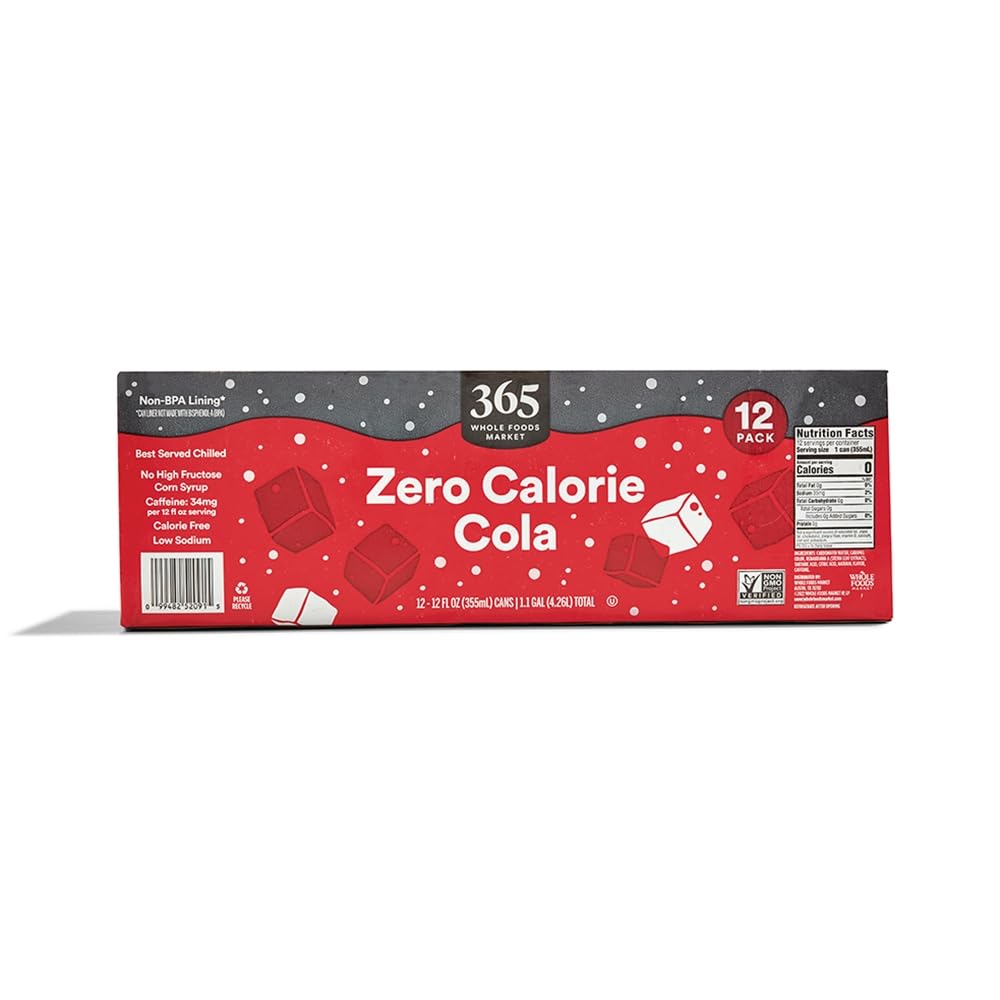 Zero Calorie Cola 12 Fl Oz 12 Pack 365 By Whole Foods Market