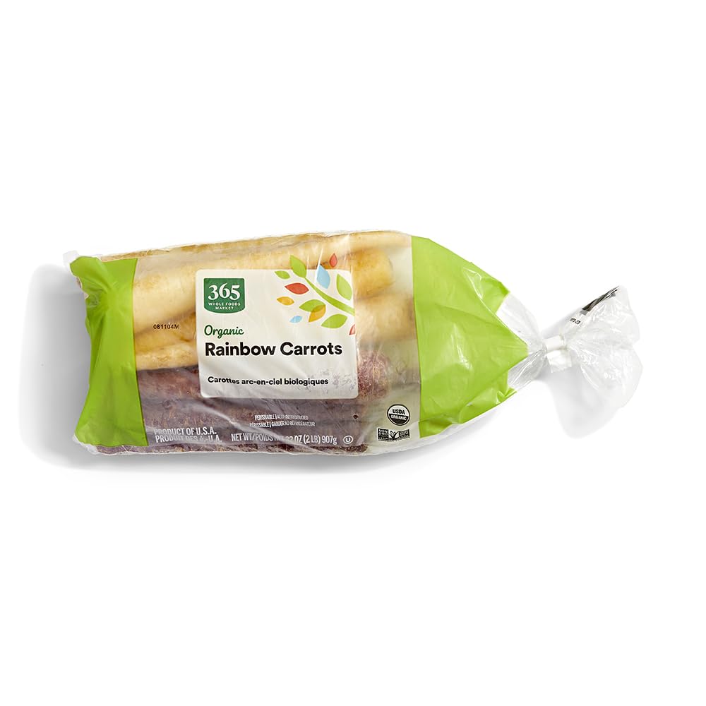Organic Rainbow Carrots 32 Oz 365 By Whole Foods Market