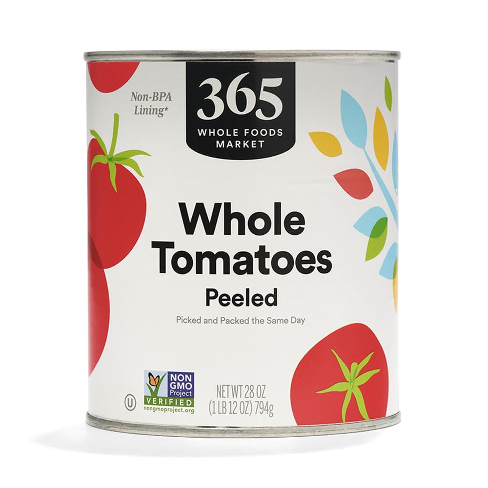 Whole Tomatoes Peeled 28 Oz 365 By Whole Foods Market