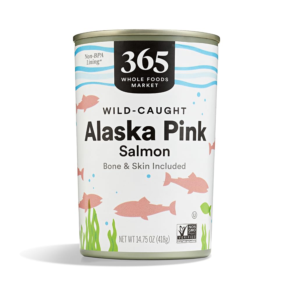 Wild Alaskan Pink Salmon 14.75 Oz 365 By Whole Foods Market