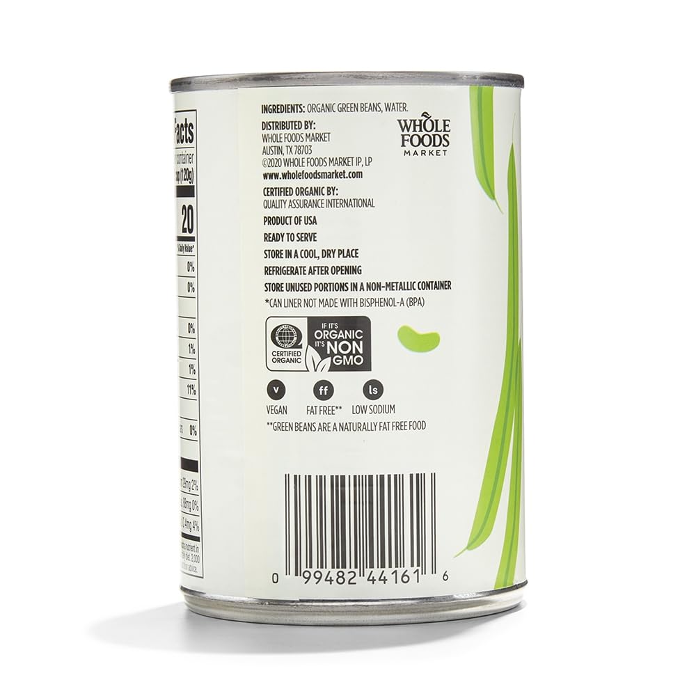 Organic Cut Green Beans 14.5 Oz 365 By Whole Foods Market